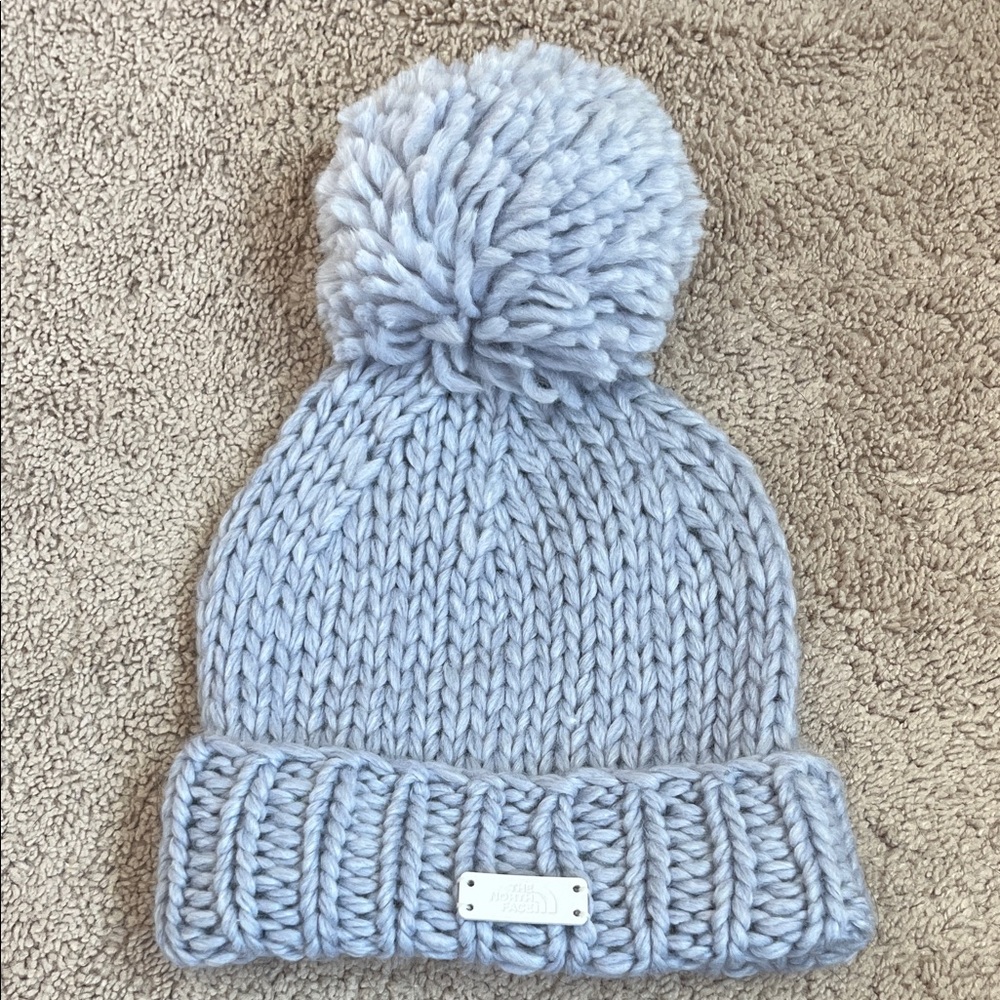 North Face Knit Pom Pom Hat
